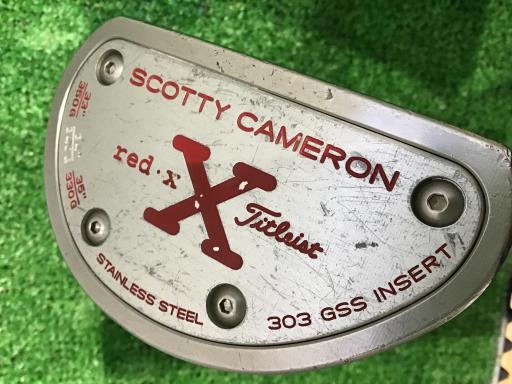 【中古】 タイトリスト SCOTTY CAMERON RED X 34インチ パター PT スチール (フレックスその他) メンズ 男性用 右利き 右用 Dランク ゴルフクラブ