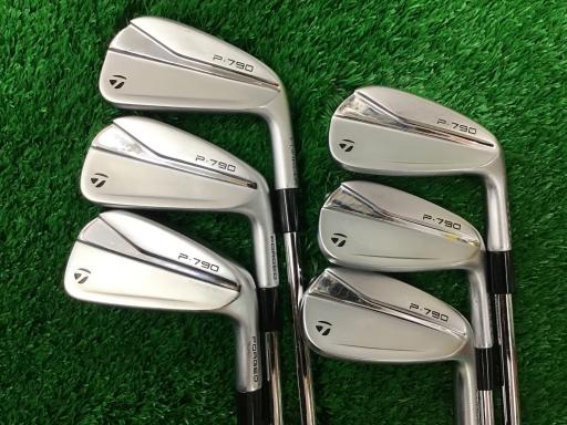 【中古】 テーラーメイド Taylor Made P・790(2021) 6S アイアンセット IR 純正特注シャフト (フレックスS) メンズ 男性用 右利き 右用 Cランク ゴルフクラブ