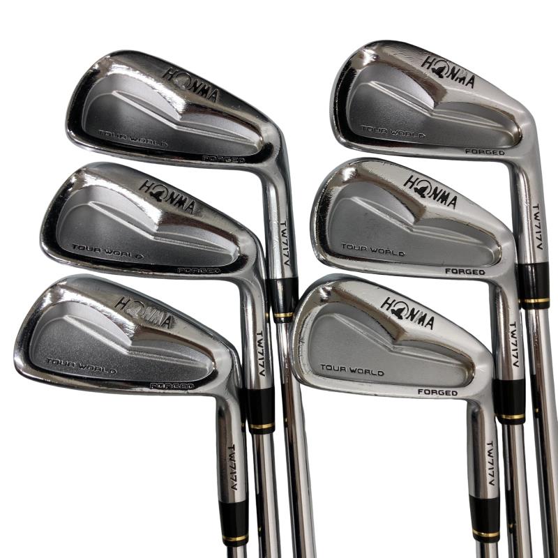 【中古】 本間ゴルフ TOUR WORLD TW717V FORGED 6S アイアンセット IR NS PRO MODUS3 TOUR120 (フレックスS) メンズ 男性用 右利き 右用 Dランク ゴルフクラブ