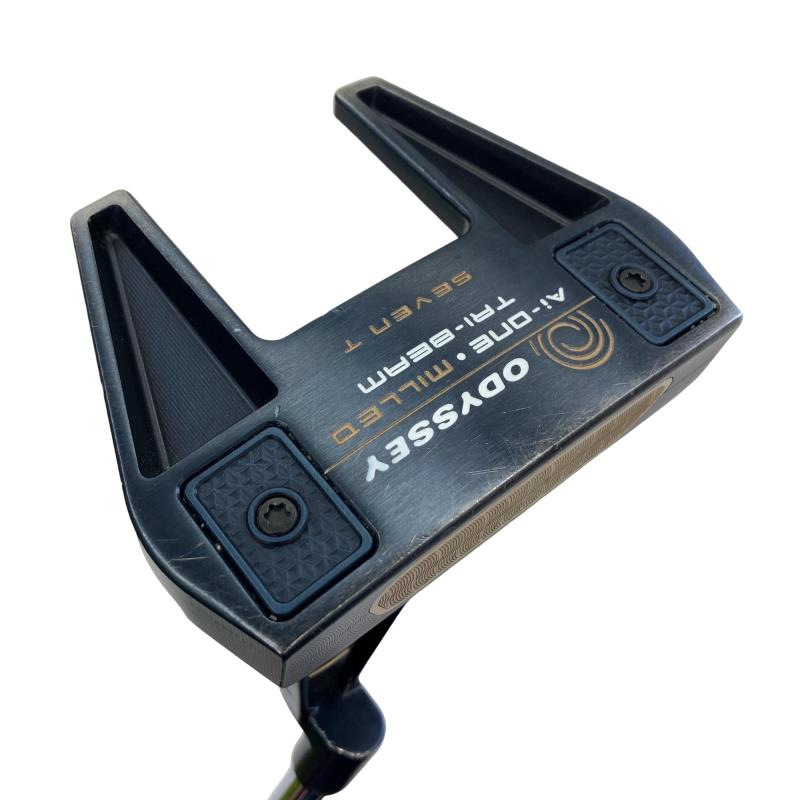 【中古】 オデッセイ Ai-ONE・MILLED TRI-BEAM SEVEN T 34in パター PT STROKE LAB 90 スチール写真 (フレックス余分の物) メンズ 成人男性用 右利き 右用 D位置づける ゴルフ野球クラブ