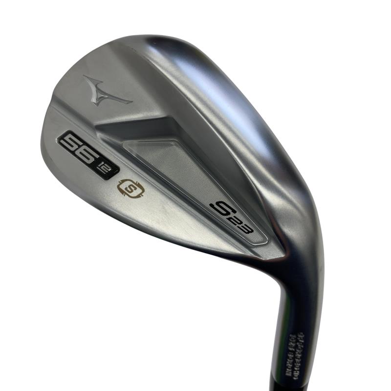 【中古】 ミズノ Mizuno S23(ホワイトサテン) 56°/12°S ウェッジ WG 純正特注シャフト (フレックスS) メンズ 男性用 右利き 右用 Cランク ゴルフクラブ
