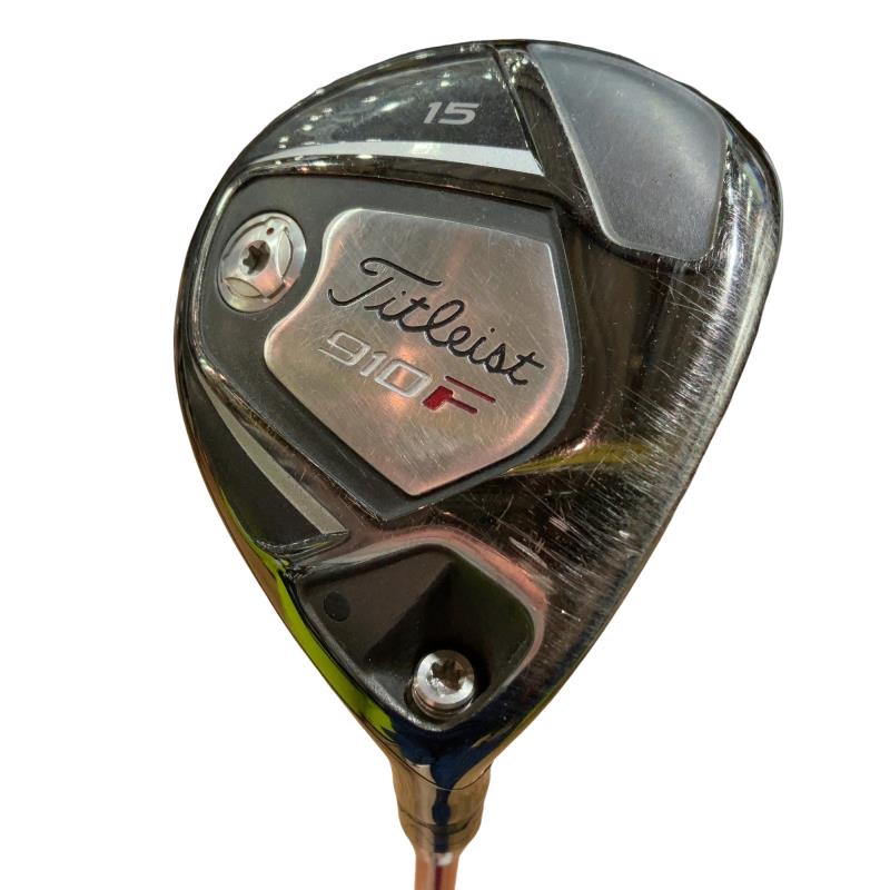 【中古】 タイトリスト 910 F 15° フェアウェイウッド FW Tour AD DJ-6 (フレックスS) メンズ 男性用 右利き 右用 Dランク ゴルフクラブ