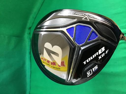 【中古】 ブリヂストン TOUR B XD-F(2018) 3W フェアウェイウッド FW 純正特注シャフト (フレックスS) メンズ 男性用 右利き 右用 Cランク ゴルフクラブ