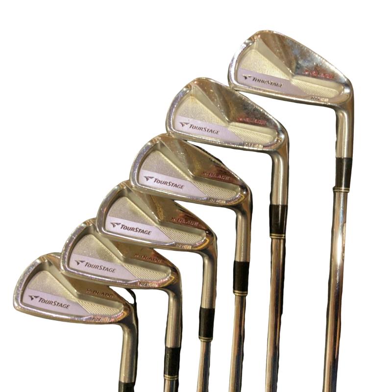 【中古】 ブリヂストン TOURSTAGE X-BLADE 709 CB 6S アイアンセット IR NS PRO 950GH ウェイトフロー (フレックスS) メンズ 男性用 右利き 右用 Cランク ゴルフクラブ