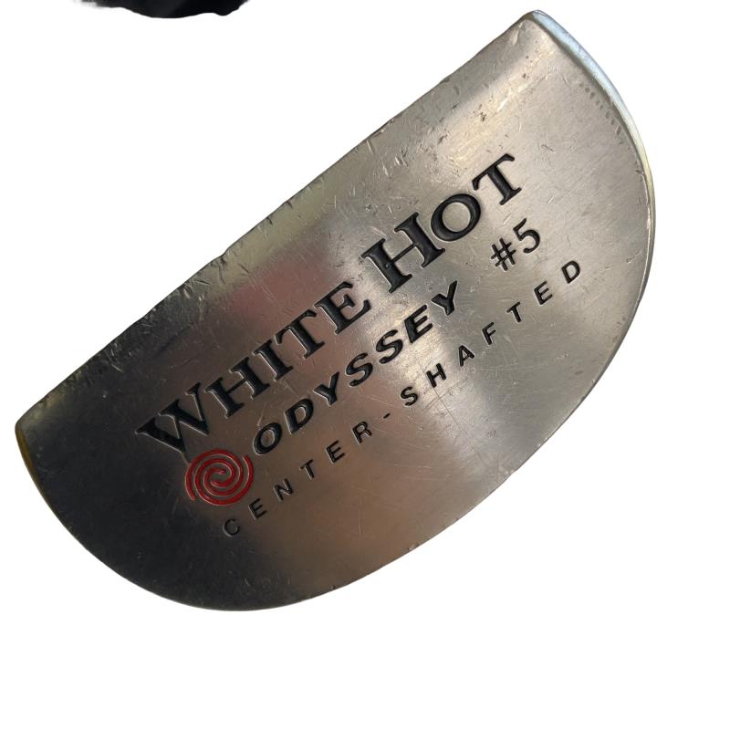 【中古】 オデッセイ WHITE HOT #5 CENTER SHAFTED 34in パター PT スチール写真 (フレックス余分の物) メンズ 成人男性用 右利き 右用 C序列付ける ゴルフ野球クラブ