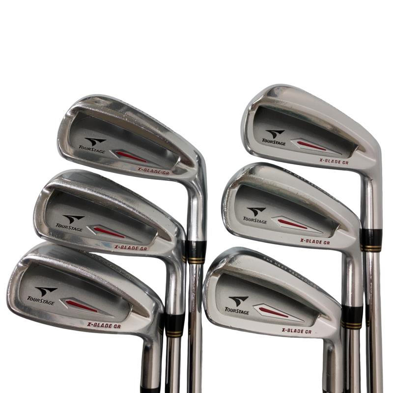 【中古】 ブリヂストン TOURSTAGE X-BLADE GR 6S アイアンセット IR NS PRO 950GH ウェイトフロー (フレックスS) メンズ 男性用 右利き 右用 Dランク ゴルフクラブ