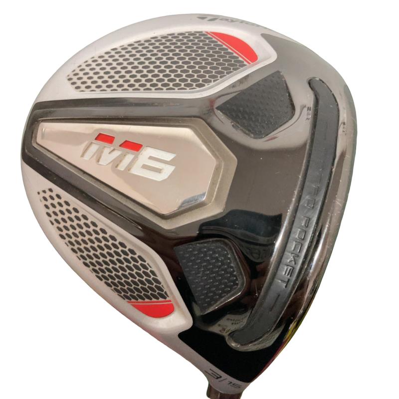 【中古】 テーラーメイド M6 3W USA フェアウェイウッド FW Fujikura ATMOS Orange 5 (フレックスR) メンズ 男性用 右利き 右用 Cランク ゴルフクラブ｜ゴルフパートナー 中古クラブ店