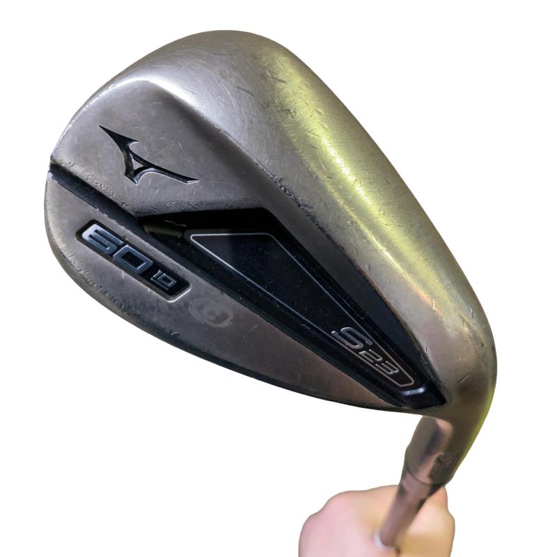 【中古】 ミズノ Mizuno S23(カッパーコバルト) 60°/10°C ウェッジ WG リシャフト (フレックス余分の物) メンズ 成人男性用 右利き 右用 C序列付ける ゴルフ野球クラブ