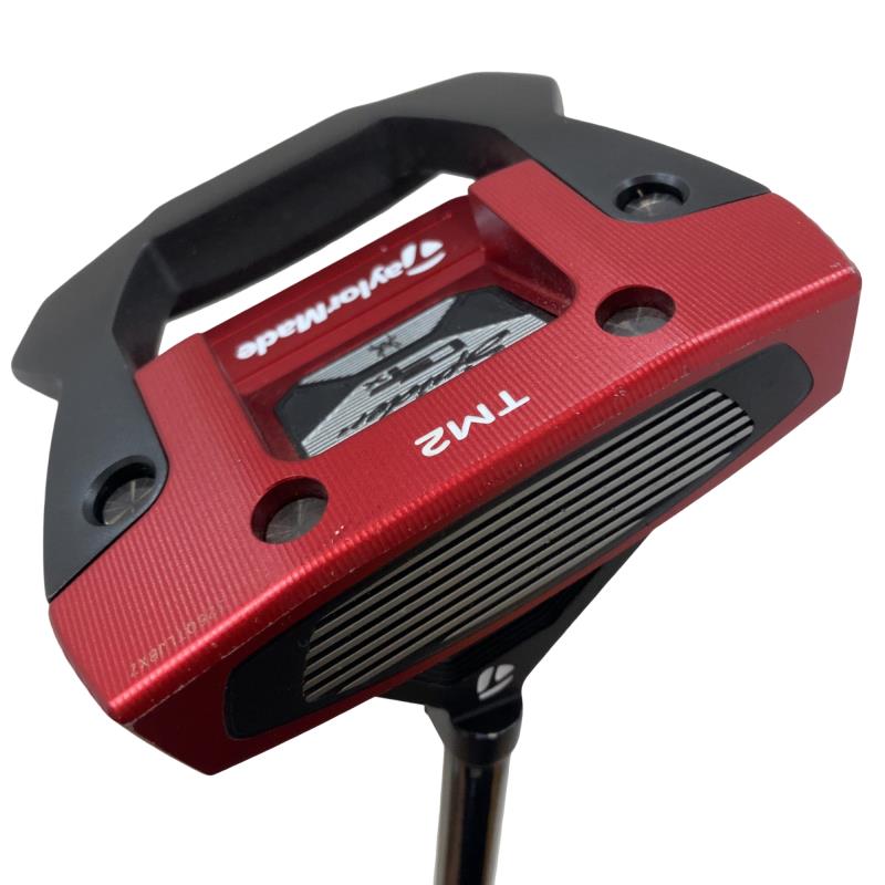 【中古】 仕立て屋お手伝いさん Spider GTx TRUSS RED TM2 34in パター PT スチール写真 (フレックス余分の物) メンズ 成人男性用 右利き 右用 C位置づける ゴルフ野球クラブ