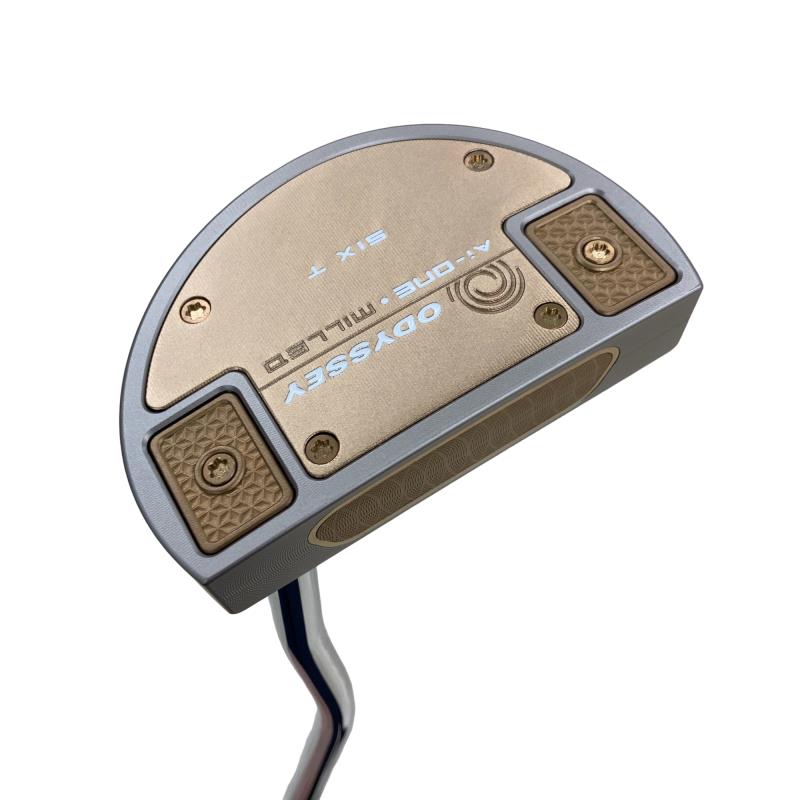 【中古】 オデッセイ Ai-ONE・MILLED SIX T シルバー 34インチ パター PT STROKE LAB 90 スチール (フレックスその他) メンズ 男性用 右利き 右用 Aランク ゴルフクラブ