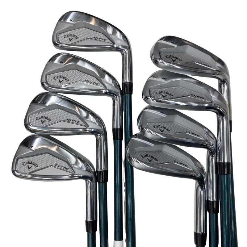 【中古】 キャロウェイ ELYTE X 9S アイアンセット IR VENTUS GREEN 50 for CW(ELYTE IR) (フレックスR) メンズ 男性用 右利き 右用 Cランク ゴルフクラブ