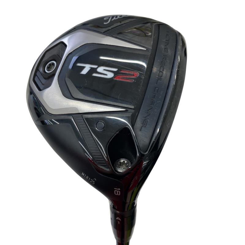 【中古】 タイトリスト TS2 18° フェアウェイウッド FW リシャフト (フレックス余分の物) メンズ 成人男性用 右利き 右用 C価値づける ゴルフ野球クラブ