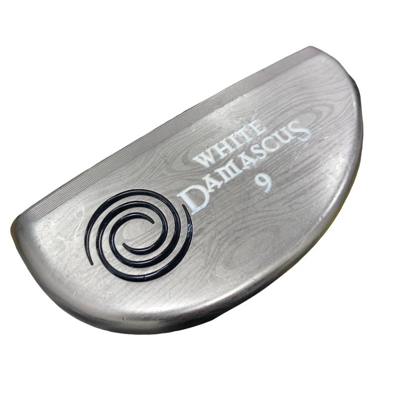 【中古】 オデッセイ WHITE DAMASCUS #9 34インチ パター PT スチール (フレックスその他) メンズ 男性用 右利き 右用 Cランク ゴルフクラブ