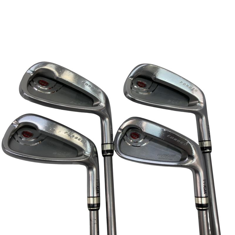 【中古】 プロギア egg PF(2017) 4S アイアンセット IR eggオリジナルカーボン (フレックスS) メンズ 男性用 右利き 右用 Dランク ゴルフクラブ