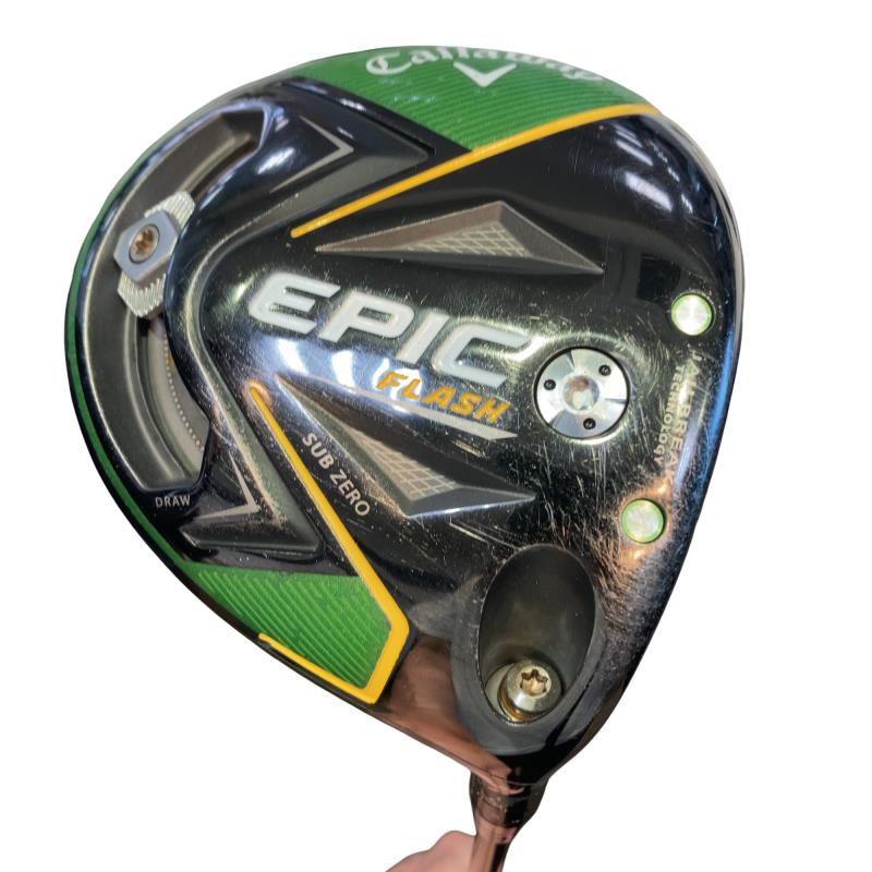 【中古】 キャロウェイ EPIC FLASH SUBZERO  9° １番ウッド DR Diamana ZF60 (フレックスS) メンズ 成人男性用 右利き 右用 C序列付ける ゴルフ野球クラブ