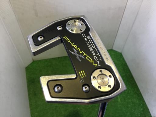 【中古】 タイトリスト SCOTTY CAMERON PHANTOM X 5.5(2021) 34インチ パター PT スチール (フレックスその他) メンズ 男性用 右利き 右用 Cランク ゴルフクラブ