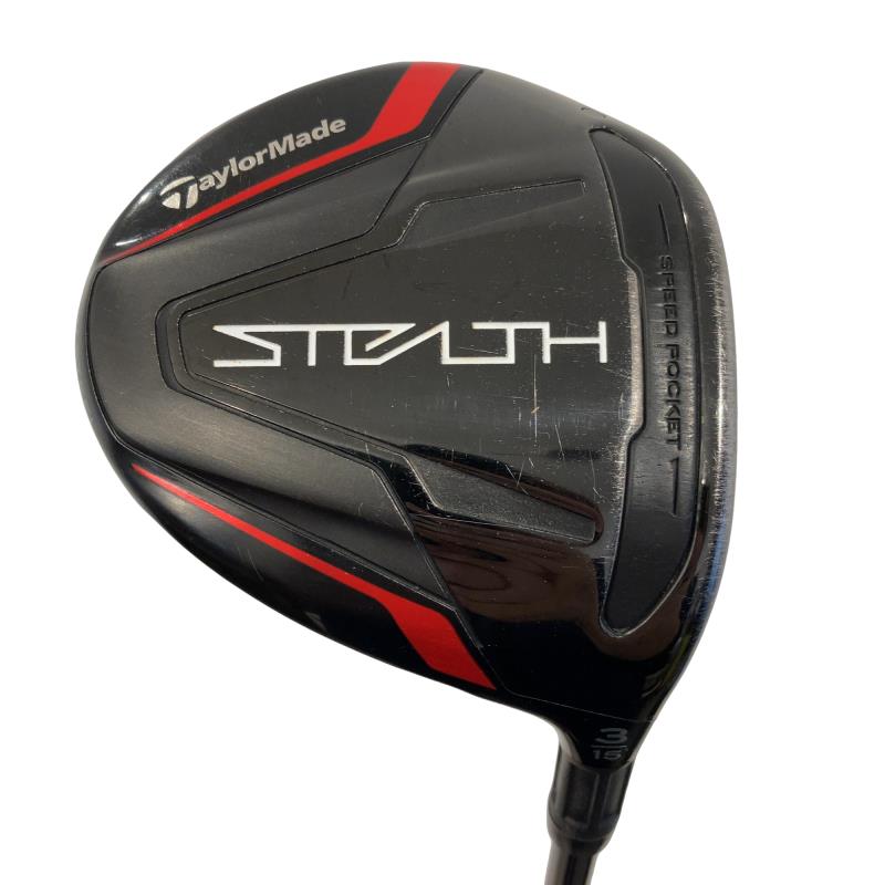 【中古】 テーラーメイド STEALTH 3W フェアウェイウッド FW TENSEI RED TM50(STEALTH FW) (フレックスSR) メンズ 男性用 右利き 右用 Cランク ゴルフクラブ