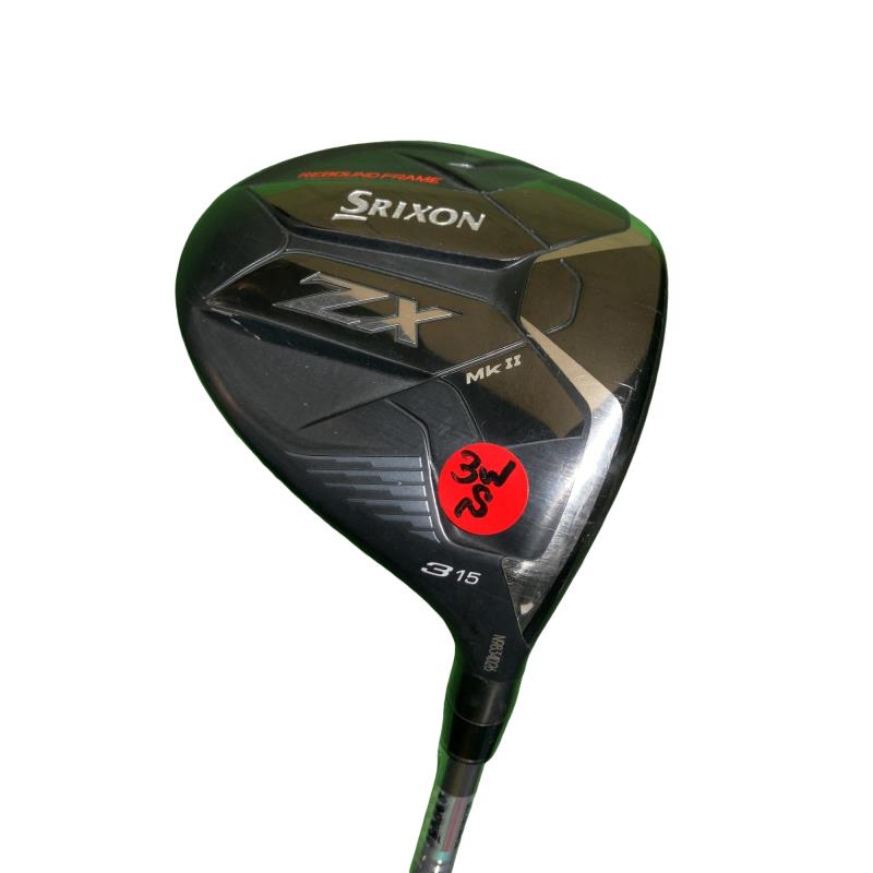【中古】 ダンロップ SRIXON ZX Mk II 3W フェアウェイウッド FW Diamana ZX-II 50 (フレックスS) メンズ 成人男性用 右利き 右用 C序列付ける ゴルフ野球クラブ