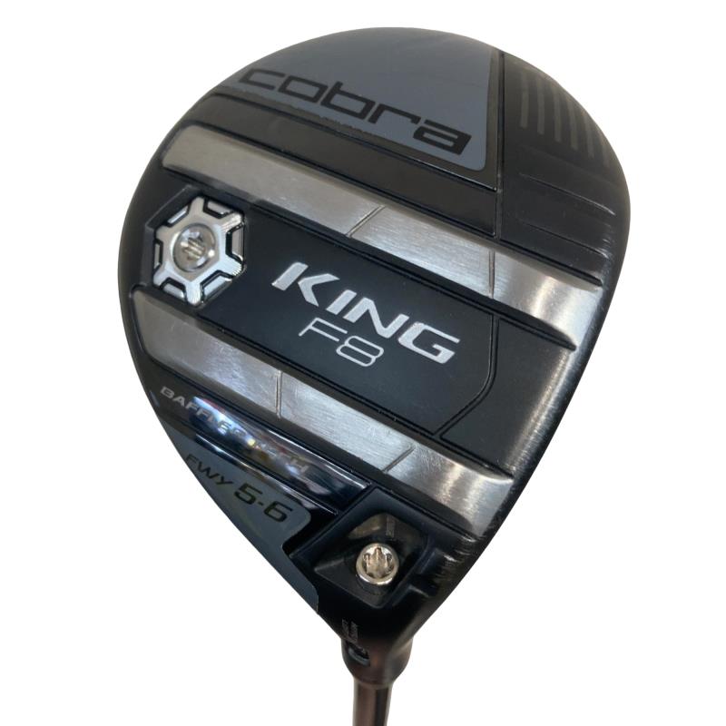 【中古】 コブラ KING F8 5-6W(グレー) USA フェアウェイウッド FW 純正特注シャフト (フレックスX) メンズ 男性用 右利き 右用 Cランク ゴルフクラブ