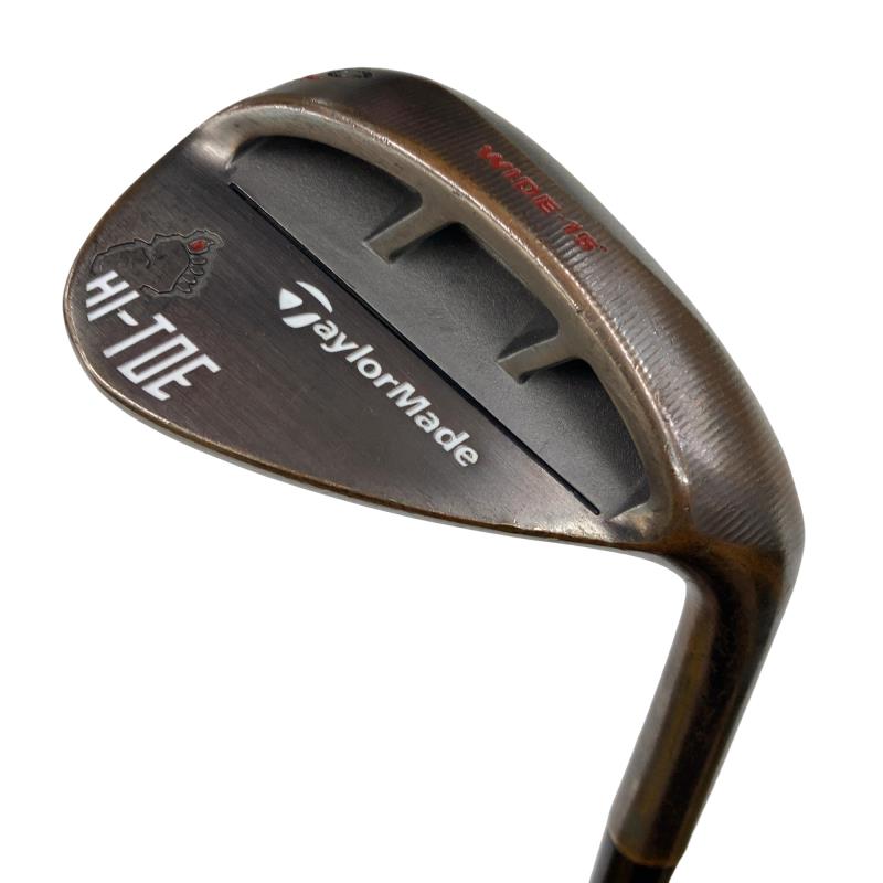【中古】 仕立て屋御手伝いさん Taylor Made MILLED GRIND HI-TOE BIG FOOT 60°/15° ウェッジ WG 純然たる特注矢がら (フレックスS) メンズ 成人男性用 右利き 右用 C位置づける ゴルフ野球クラブ