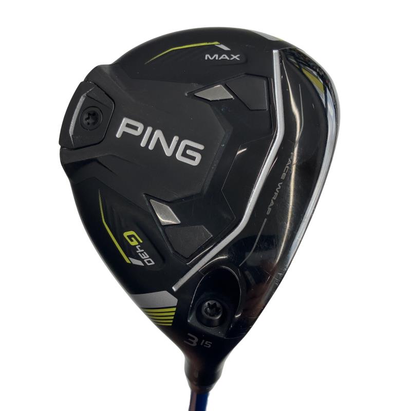 【中古】 ピン G430 MAX 3W フェアウェイウッド FW 純正特注シャフト (フレックスS) メンズ 男性用 右利き 右用 Cランク ゴルフクラブ