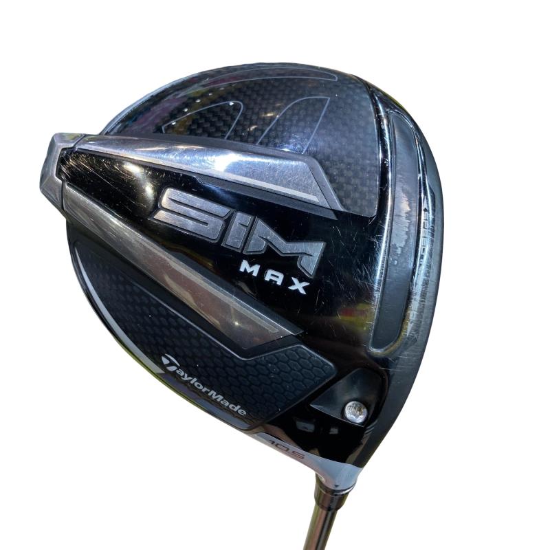 【中古】 テーラーメイド SIM MAX 10.5° ドライバー DR Diamana ZF60 (フレックスS) メンズ 男性用 右利き 右用 Cランク ゴルフクラブ