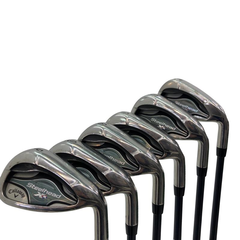 【中古】 キャロウェイ STEELHEAD XR  6S アイアン仕掛ける IR XR(STEELHEAD) (フレックスR) メンズ 成人男性用 右利き 右用 C価値づける ゴルフ野球クラブ