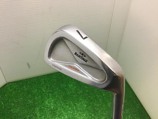 【中古】 ブリヂストン TOURSTAGE 55-HM 10S アイアン仕掛ける IR RIFLE (フレックスSX) メンズ 成人男性用 右利き 右用 C序列付ける ゴルフ野球クラブ
