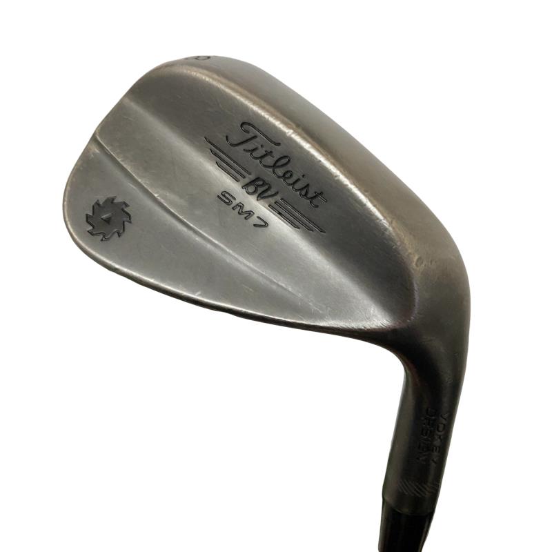 【中古】 タイトリスト VOKEY SPIN MILLED SM7 ジェットブラック 48°/10°F ウェッジ WG NS PRO MODUS3 TOUR120 (フレックスS) メンズ 男性用 右利き 右用 Cランク ゴルフクラブ