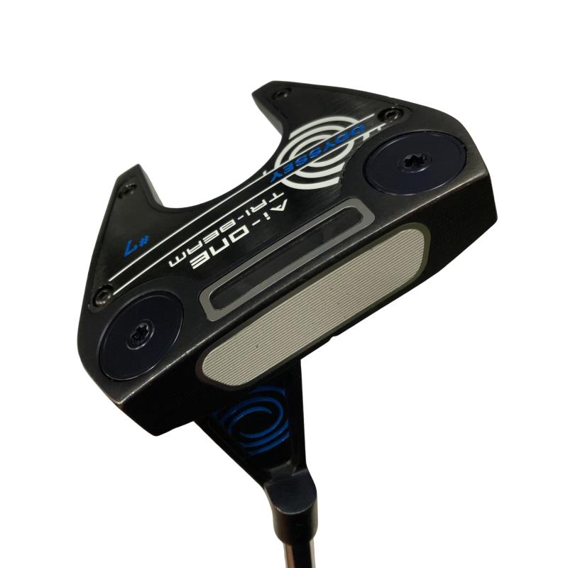 【中古】 オデッセイ Ai-ONE TRI-BEAM #7 34in パター PT STROKE LAB 90 スチール写真 (フレックス余分の物) メンズ 成人男性用 右利き 右用 C序列付ける ゴルフ野球クラブ
