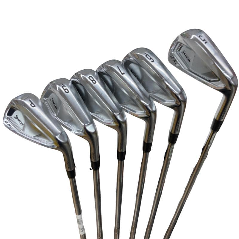 【中古】 ダンロップ SRIXON ZXi COMBO 6S アイアンセット IR 純正特注シャフト (フレックスS) メンズ 男性用 右利き 右用 Cランク ゴルフクラブ