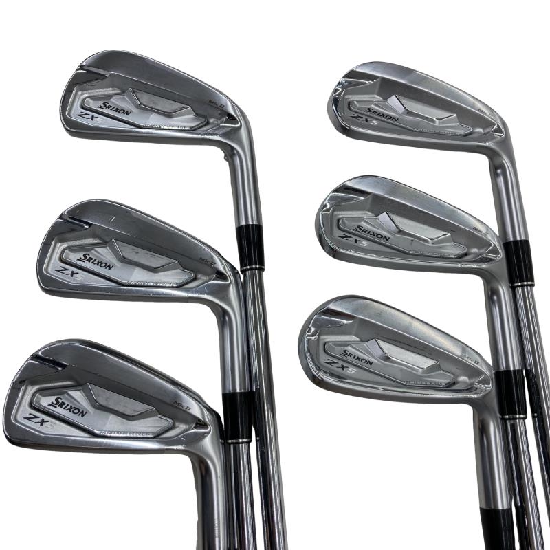 【中古】 ダンロップ SRIXON ZX5 6S アイアンセット IR NS PRO MODUS3 TOUR105 D.S.T (フレックスS) メンズ 男性用 右利き 右用 Cランク ゴルフクラブ