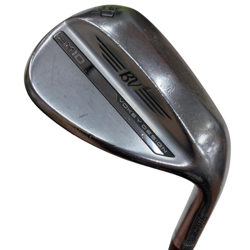 【中古】 タイトリスト VOKEY SPIN MILLED SM10 ツアークロム 60°/04°T ウェッジ WG リシャフト (フレックスその他) メンズ 男性用 右利き 右用 Dランク ゴルフクラブ