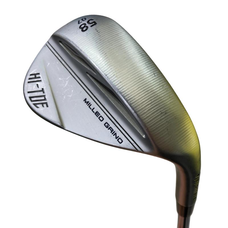 【中古】 仕立て屋お手伝いさん Taylor Made MILLED GRIND HI-TOE(2022) クローム 58°/07° ウェッジ WG NS PRO MODUS3 TOUR115 (フレックスS) メンズ 成人男性用 右利き 右用 C序列付ける ゴルフ野球クラブ