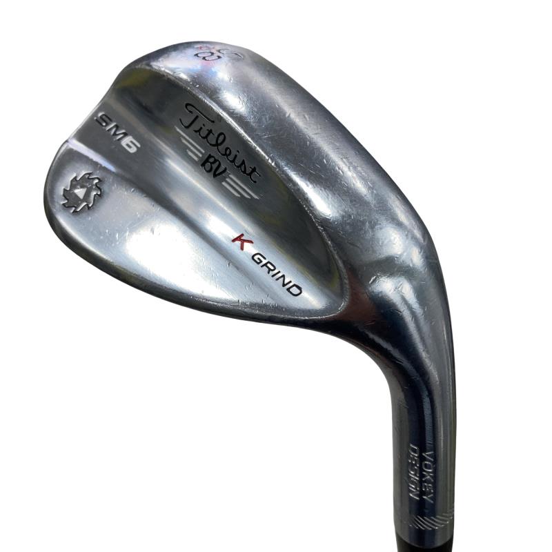 【中古】 タイトリスト VOKEY SPIN MILLED SM6 ツアークロム 58°/12°K ウェッジ WG Dynamic Gold (フレックスS) メンズ 男性用 右利き 右用 Cランク ゴルフクラブ