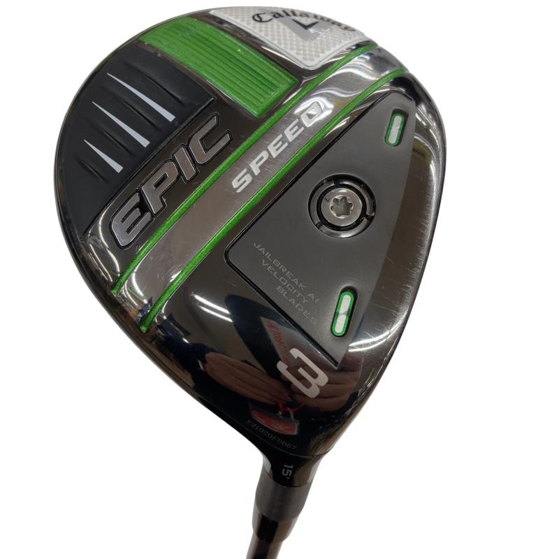 【中古】 キャロウェイ EPIC SPEED 3W フェアウェイウッド FW 純正特注シャフト (フレックスS) メンズ 男性用 右利き 右用 Cランク ゴルフクラブ