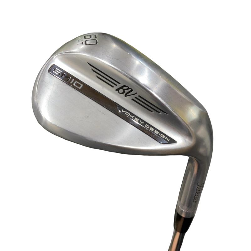 【中古】 タイトリスト VOKEY SPIN MILLED SM10 ツアークロム 60°/04°T ウェッジ WG Dynamic Gold (フレックスS) メンズ 男性用 右利き 右用 Cランク ゴルフクラブ