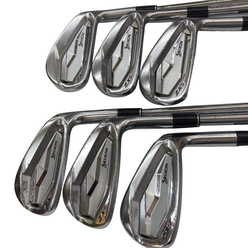【中古】 ダンロップ SRIXON ZX5 6S アイアンセット IR NS PRO MODUS3 TOUR105 D.S.T (フレックスS) メンズ 男性用 右利き 右用 Cランク ゴルフクラブ|ゴルフパートナー 中古クラブ店