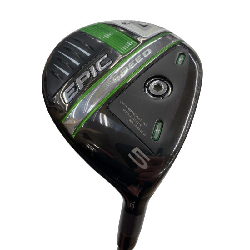 【中古】 キャロウェイ EPIC SPEED 5W フェアウェイウッド FW 純正特注シャフト (フレックスS) メンズ 男性用 右利き 右用 Cランク ゴルフクラブ