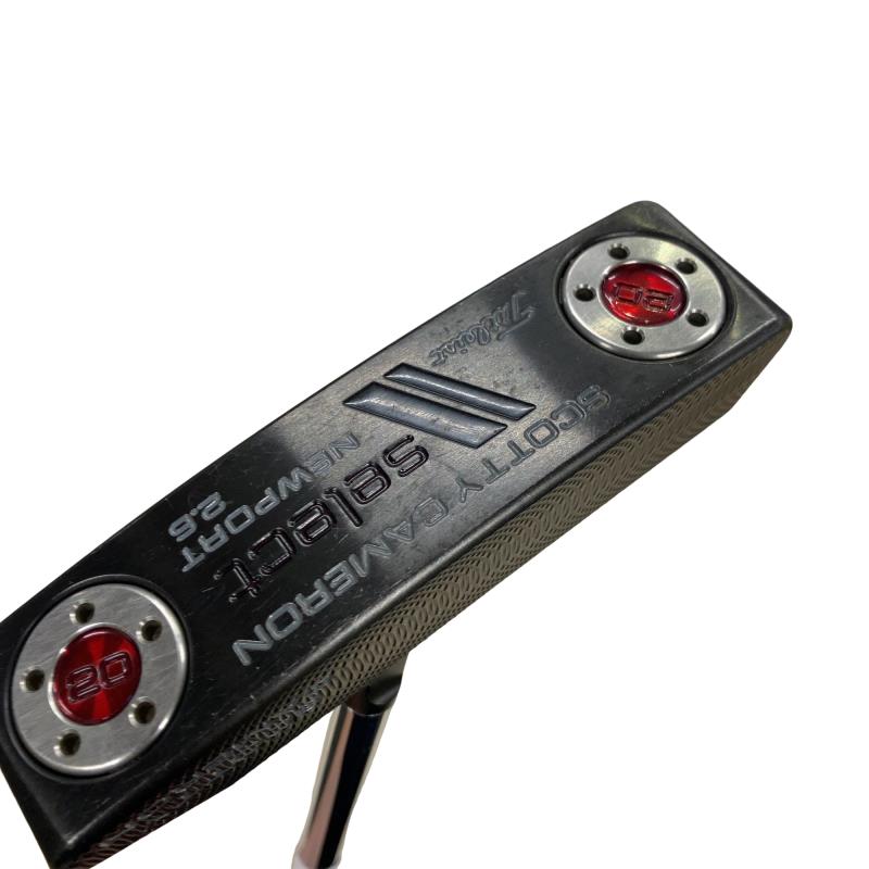 【中古】 タイトリスト SCOTTY CAMERON select NEWPORT 2.6 33インチ パター PT スチール (フレックスその他) メンズ 男性用 右利き 右用 Cランク ゴルフクラブ