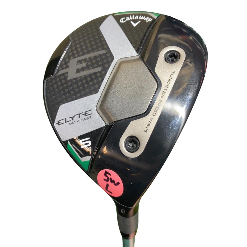 【中古】 キャロウェイ ELYTE MAX FAST 5W レディース フェアウェイウッド FW LIN-Q GREEN 40 for CW(ELYTE FW) (フレックスL) レディース 女性用 右利き 右用 Cランク ゴルフクラブ｜ゴルフパートナー 中古クラブ店