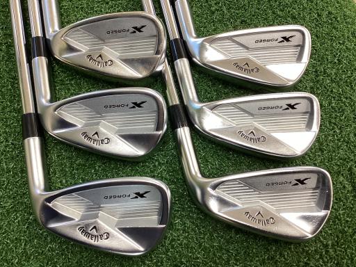 【中古】 キャロウェイ X FORGED(2018) 6S アイアンセット IR Dynamic Gold (フレックスS) メンズ 男性用 右利き 右用 Dランク ゴルフクラブ|ゴルフパートナー 中古クラブ店