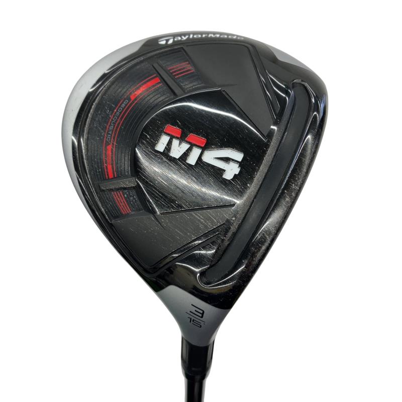 【中古】 テーラーメイド M4(2021) 3W フェアウェイウッド FW Fujikura ATMOS Red 6 (フレックスS) メンズ 男性用 右利き 右用 Cランク ゴルフクラブ