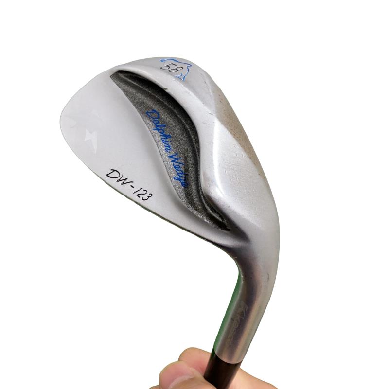 【中古】 キャスコ Dolphin Wedge DW-123 シルバー 58° ウェッジ WG NS PRO 950GH neo (フレックスその他) メンズ 男性用 右利き 右用 Cランク ゴルフクラブ