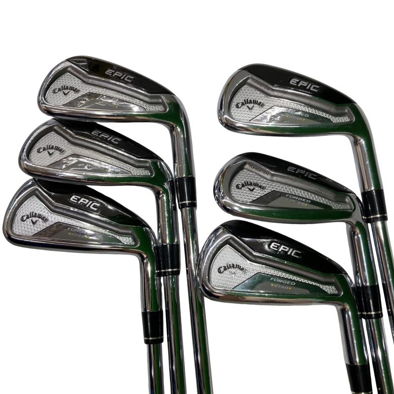 【中古】 キャロウェイ EPIC FORGED STAR 7S アイアン仕掛ける IR NS PRO ZELOS 7 (フレックスS) メンズ 成人男性用 右利き 右用 C価値づける ゴルフ野球クラブ