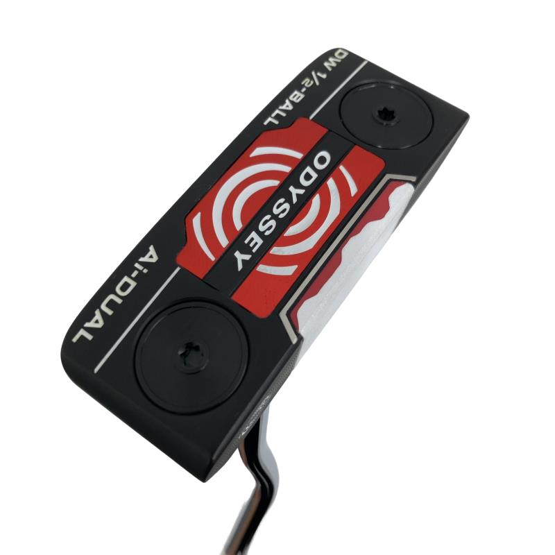 【中古】 オデッセイ Ai-DUAL DW 1/2-BALL DB 34in パター PT STROKE LAB 90 スチール写真 (フレックス余分の物) メンズ 成人男性用 右利き 右用 C価値づける ゴルフ野球クラブ