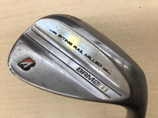 【中古】 ブリヂストン BRIDGESTONE BRM2 ノーメッキ 58°/12°A ウェッジ WG リシャフト (フレックスその他) メンズ 男性用 右利き 右用 Cランク ゴルフクラブ