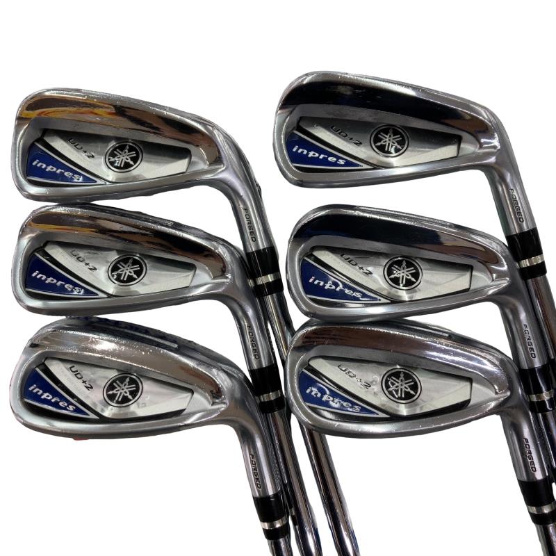 【中古】 ヤマハ inpres UD+2(2019) 6S アイアン書き割り IR NS PRO ZELOS 7 (フレックスS) メンズ 成人男性用 右利き 右用 C序列付ける ゴルフ野球クラブ