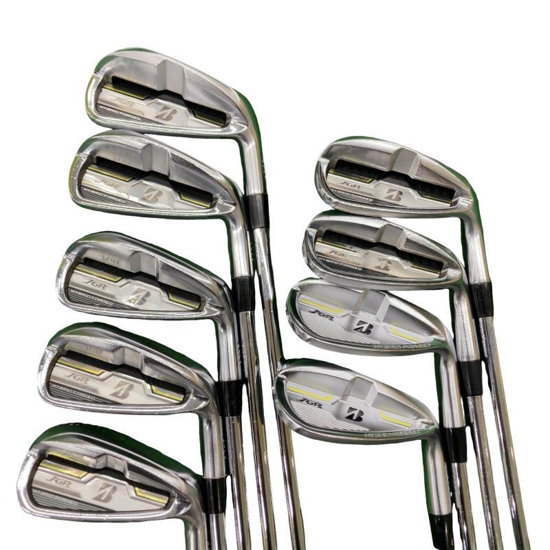 【中古】 ブリヂストン BRIDGESTONE JGR HYBRID FORGED 9S アイアンセット IR 純正特注シャフト (フレックスS) メンズ 男性用 右利き 右用 Cランク ゴルフクラブ 26,701円