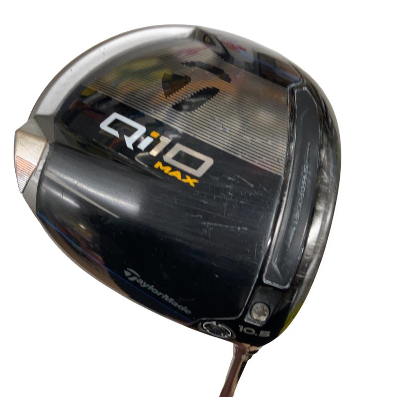 【中古】 テーラーメイド Qi10 MAX 10.5° ドライバー DR Diamana BLUE TM50(Qi10 DR) (フレックスSR) メンズ 男性用 右利き 右用 Cランク ゴルフクラブ